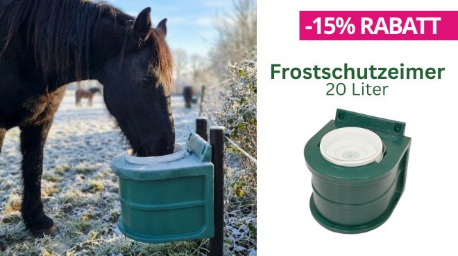 Frostschutzeimer reduziert